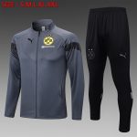 Borussia Dortmund 22/23 Grey Long Zipper Jacket