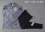 Borussia Dortmund 22/23 Grey Long Zipper Jacket - 图片 2