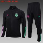 Bayern Munich 23-24 Long Zip Jacket Black