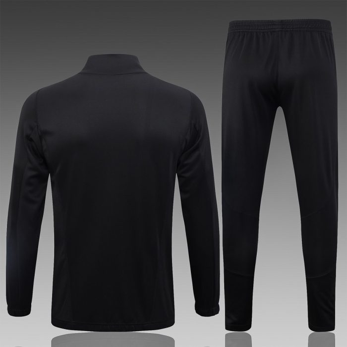 Bayern Munich 23-24 Long Zip Jacket Black - 图片 7