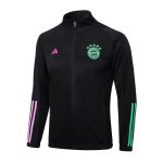 Bayern Munich 23-24 Long Zip Jacket Black - 图片 8