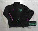 Bayern Munich 23-24 Long Zip Jacket Black - 图片 9
