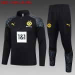 Borussia Dortmund 23-24 Half-Zip Jacket Black