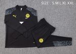 Borussia Dortmund 23-24 Half-Zip Jacket Black - 图片 2