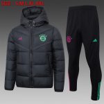 Bayern Munich 23-24 Black Cotton Jacket - 图片 3
