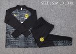 Borussia Dortmund 23-24 Half-Zip Black (Spray Print) - 图片 2