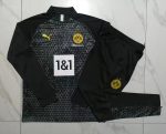 Borussia Dortmund 23-24 Half-Zip Black (Spray Print) - 图片 9