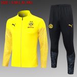Borussia Dortmund 23-24 Yellow Long Zipper Jacket