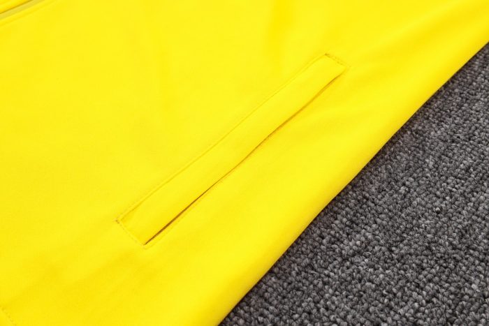 Borussia Dortmund 23-24 Yellow Long Zipper Jacket - 图片 4