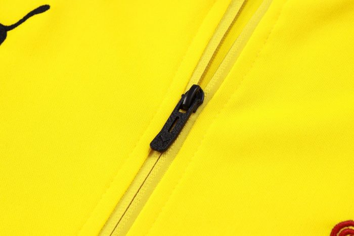 Borussia Dortmund 23-24 Yellow Long Zipper Jacket - 图片 5