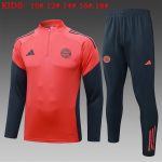 Bayern Munich Orange Half-Zip Jacket Kids