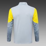 Borussia Dortmund 2526 Semi-Zip Jacket Light Grey Spray - 图片 8