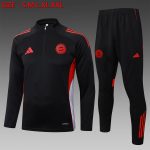 Bayern Munich Black Half-Zip Jacket