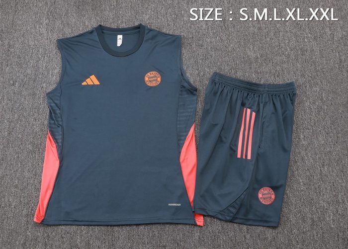 Bayern Munich Vest Dark Gray - 图片 2
