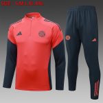 Bayern Munich Orange Half-Zip Jacket