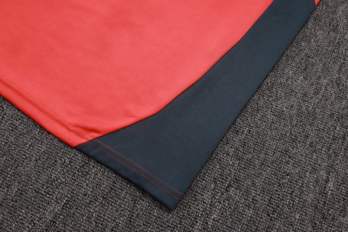 Bayern Munich Orange Half-Zip Jacket - 图片 3