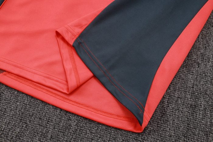Bayern Munich Orange Half-Zip Jacket - 图片 4