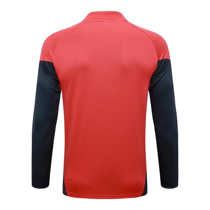 Bayern Munich Orange Half-Zip Jacket - 图片 7