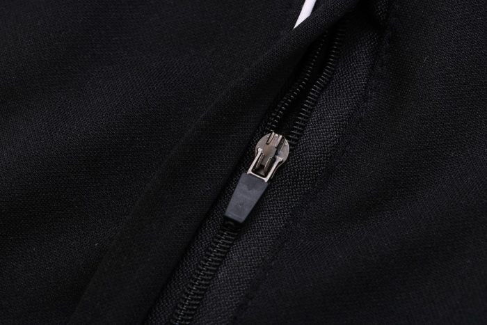 Borussia Dortmund 22/23 Long Zipper Jacket Black (Upper Spray Ink) - 图片 6
