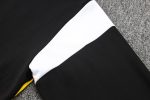Borussia Dortmund 23-24 Long Zipper Jacket Black with White Yellow Shoulders - 图片 3