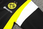 Borussia Dortmund 23-24 Long Zipper Jacket Black with White Yellow Shoulders - 图片 5