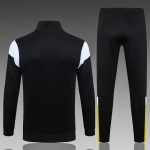 Borussia Dortmund 23-24 Long Zipper Jacket Black with White Yellow Shoulders - 图片 6