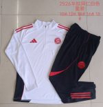 Bayern Munich White Kids' Half-Zip Jacket - 图片 3
