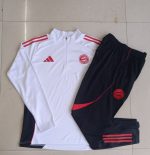 Bayern Munich White Kids' Half-Zip Jacket - 图片 4