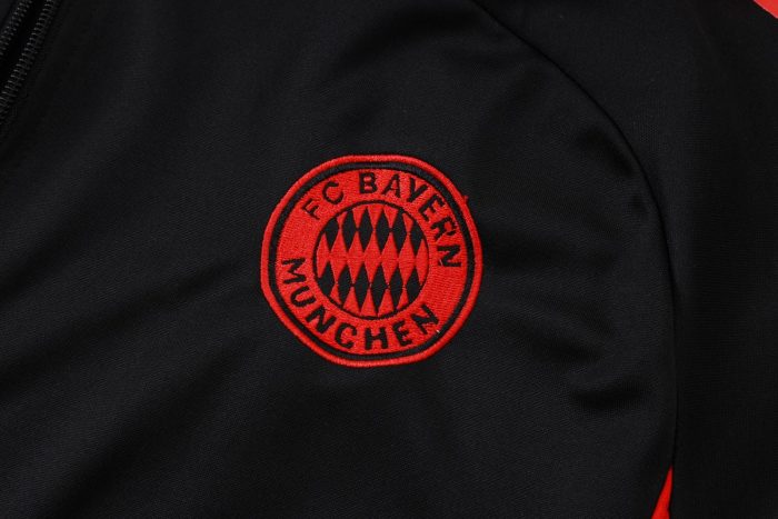 Bayern Munich Black Long Zipper Jacket - 图片 6