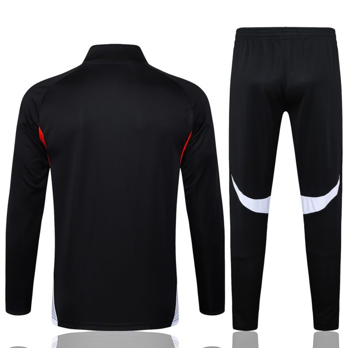 Bayern Munich Black Long Zipper Jacket - 图片 7