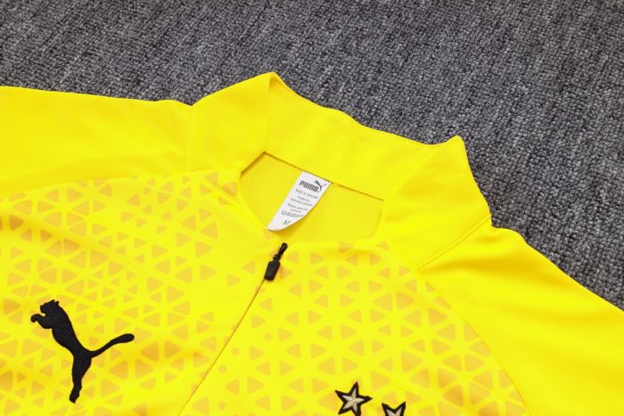 Borussia Dortmund 23-24 Half-Zip Yellow Training Jacket - 图片 6