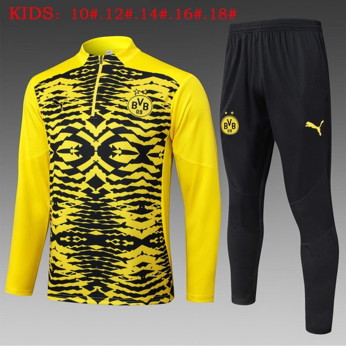 Borussia Dortmund 24/25 Yellow Black Splatter Kids - 图片 2
