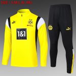 Borussia Dortmund 23-24 Half-Zip Yellow (White Black Shoulder)