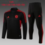 Bayern Munich 22/23 Half-Zip Black Kids - 图片 2