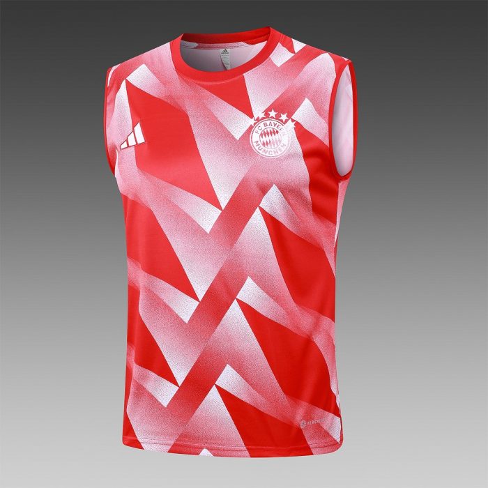 Bayern Munich 23/24 Splatter Red Vest - 图片 9