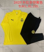 Borussia Dortmund 24/25 Yellow Half-Zip Jacket (Player Version) - 图片 9