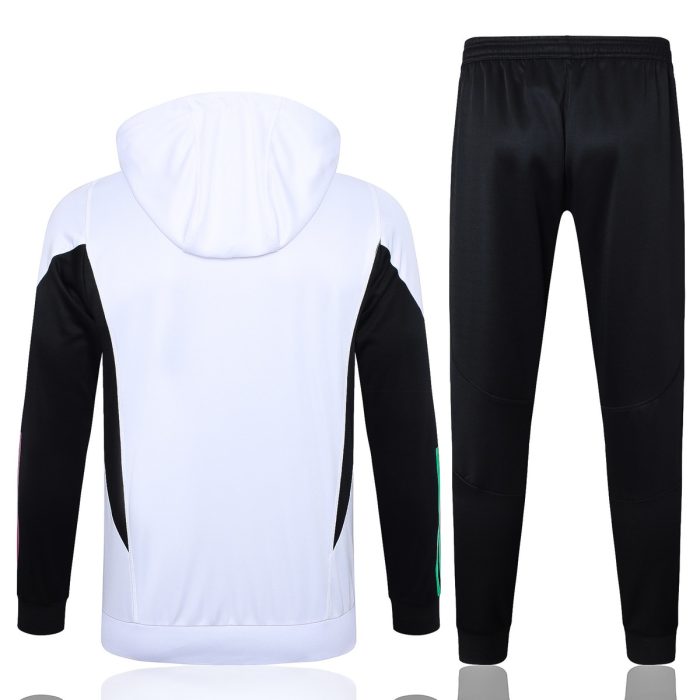 Bayern Munich 23-24 Half-Zip Hoodie White - 图片 8