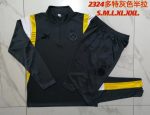 Borussia Dortmund 23-24 Half-Zip Jacket Grey with White Yellow Shoulder - 图片 9