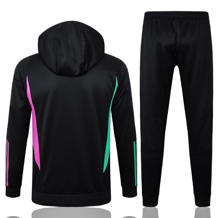 Bayern Munich 23-24 Half-Zip Hoodie Black - 图片 8