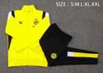 Borussia Dortmund 23-24 Yellow Long Zipper Jacket (White Black Shoulder) - 图片 2