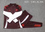 Bayern Munich 24-25 Half-Zip Jacket Red Brown - 图片 2