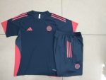 Bayern Munich Dark Gray Short Sleeve Training Suit - 图片 9