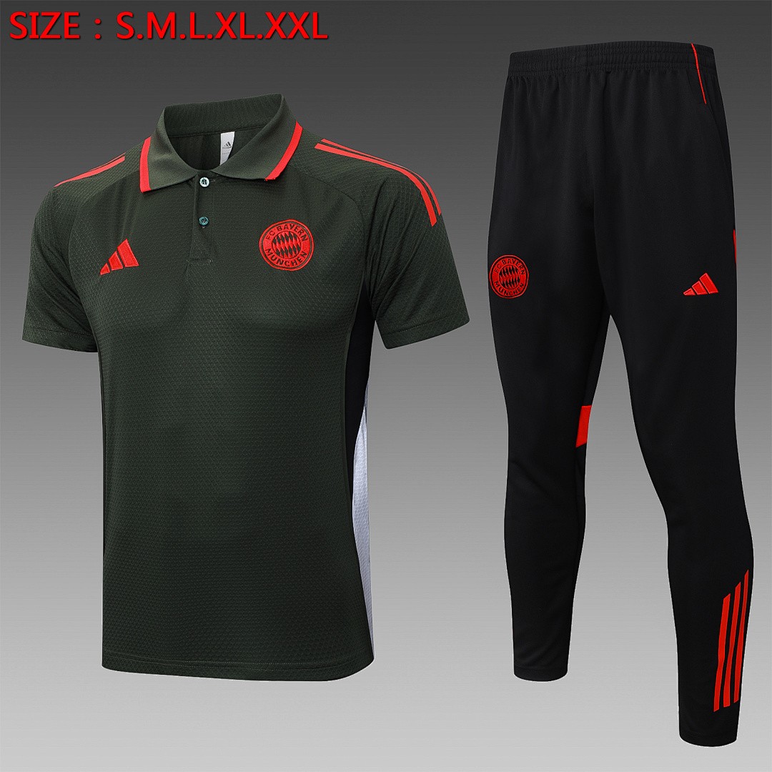 Bayern Munich Polo Shirt Dark Green