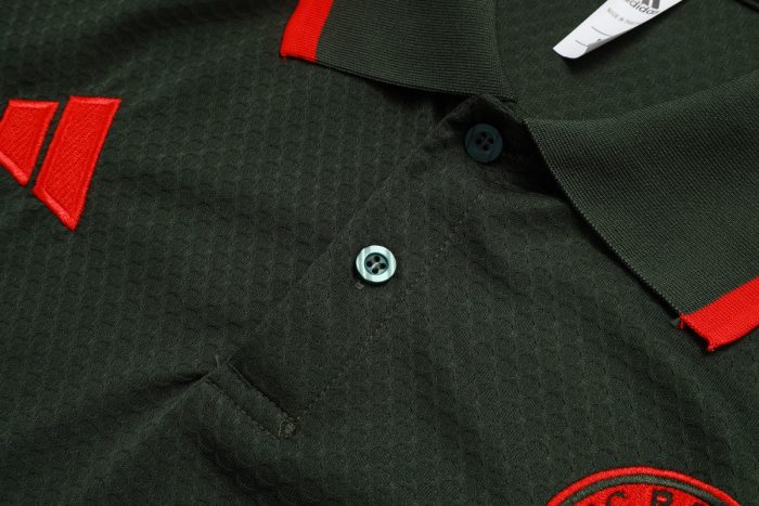 Bayern Munich Polo Shirt Dark Green - 图片 6