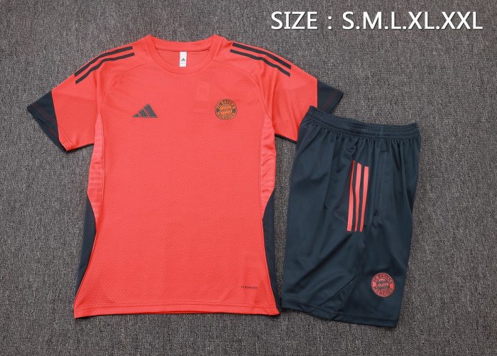 Bayern Munich Orange Short Sleeve Training Shirt - 图片 2