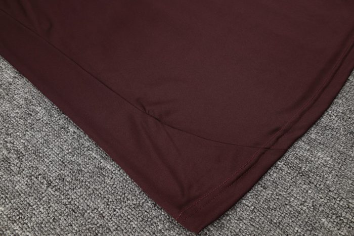 Bayern Munich 24-25 Short Sleeve Training T-Shirt Red Brown - 图片 5