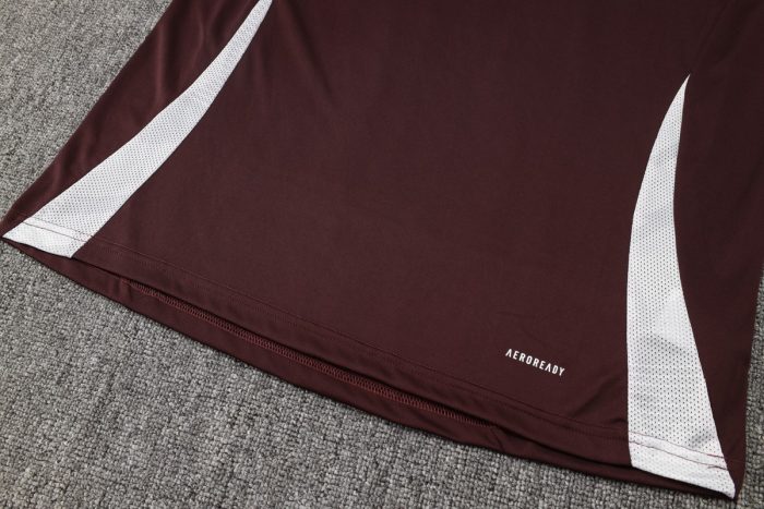 Bayern Munich 24-25 Short Sleeve Training T-Shirt Red Brown - 图片 7