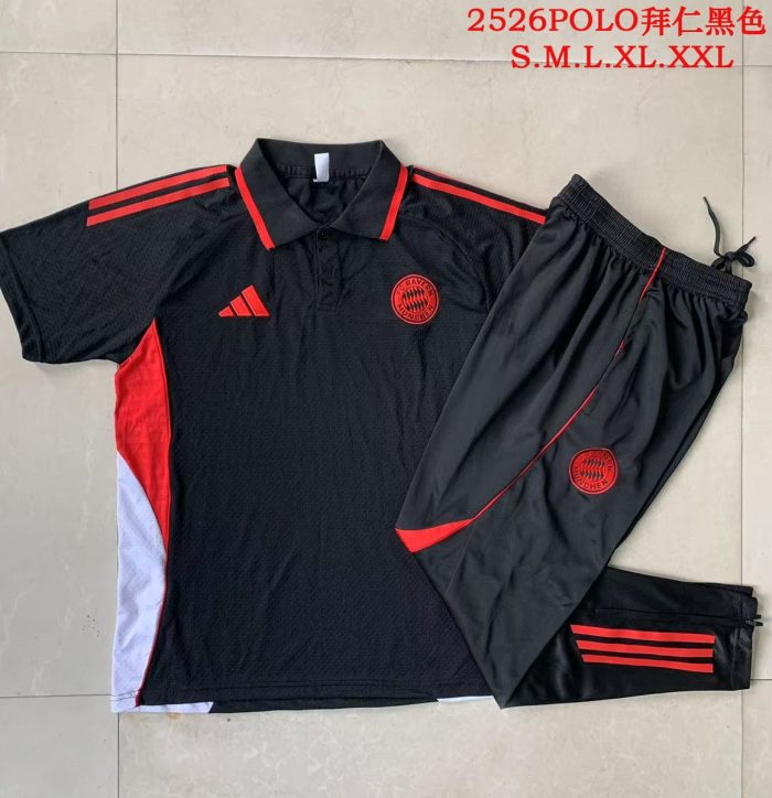 Bayern Munich Black Polo - 图片 9