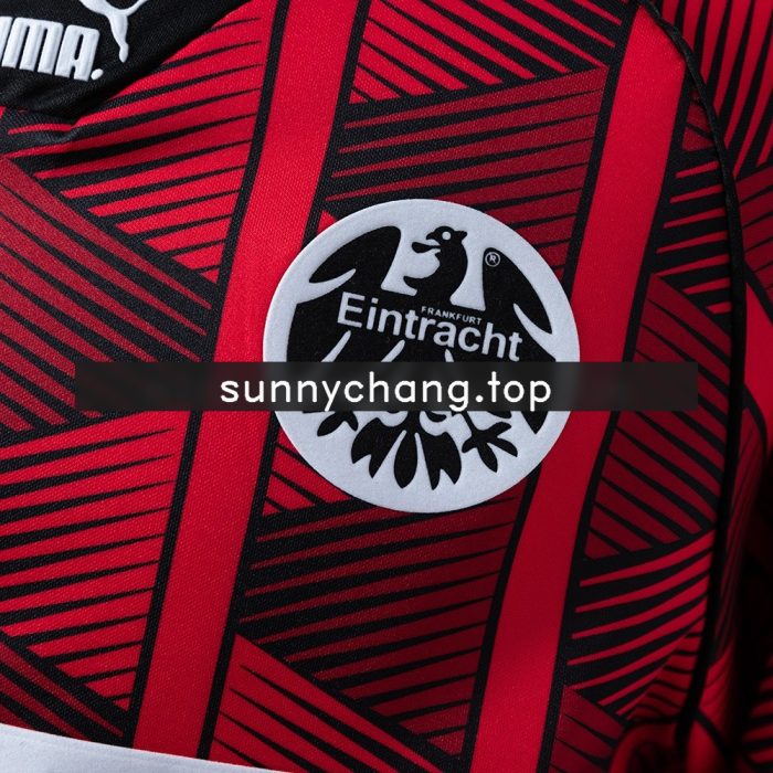Frankfurt 1995-1996 Home Long-Sleeve Retro Jersey - 图片 5
