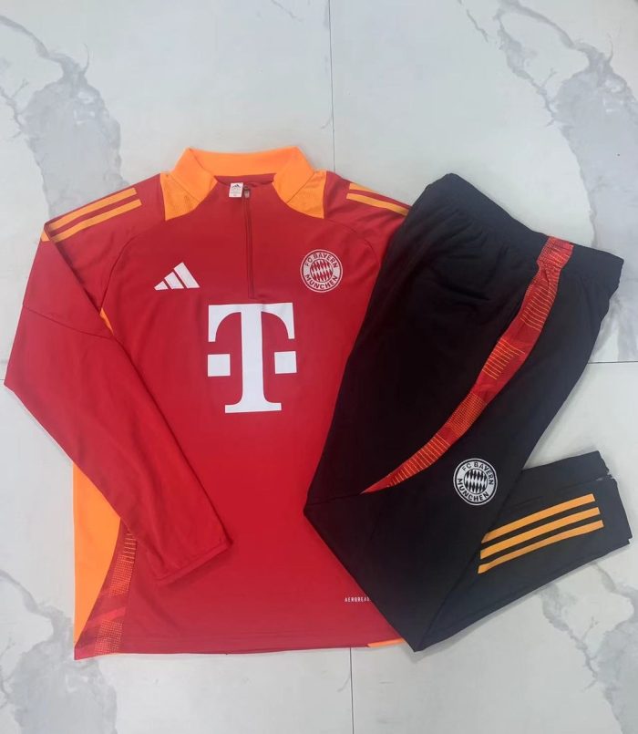 Bayern Munich 24-25 Half-Zip Red Kids - 图片 3